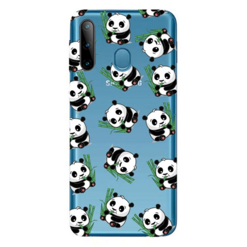 Capa De Celular Para Samsung Galaxy M11 Top Pandas Divertidos