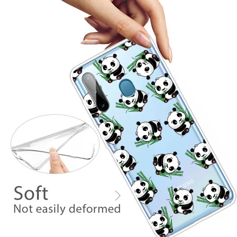 Capa De Celular Para Samsung Galaxy M11 Top Pandas Divertidos