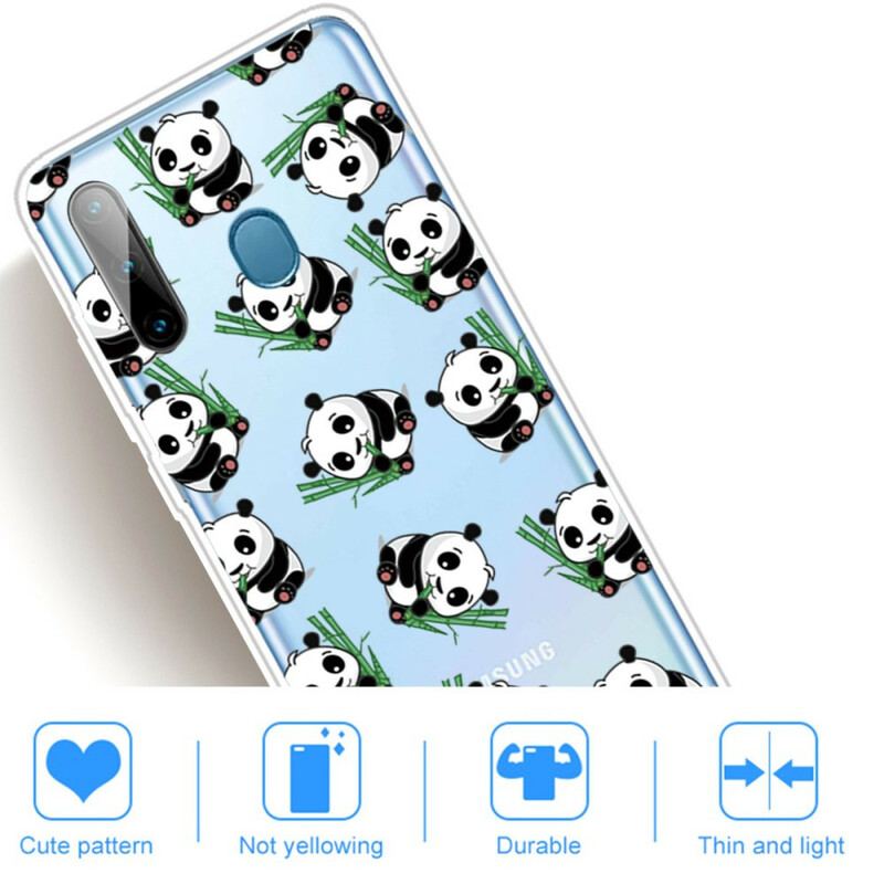 Capa De Celular Para Samsung Galaxy M11 Top Pandas Divertidos