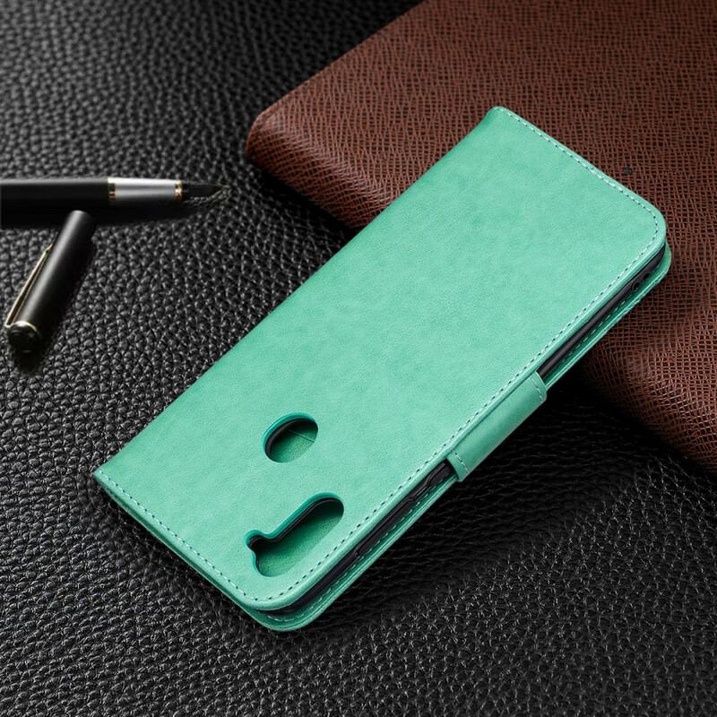 Capa Flip Para Samsung Galaxy M11 Borboletas Voando Com Cordão