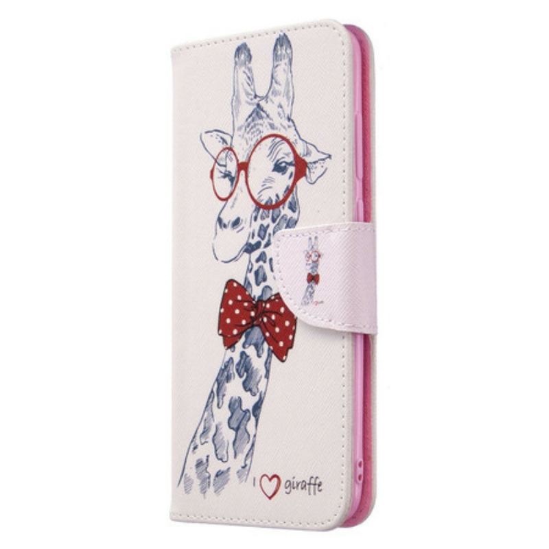 Capa Flip Para Samsung Galaxy M11 Girafa Inteligente