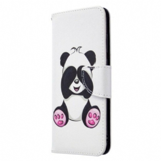 Capa Flip Para Samsung Galaxy M11 Panda Divertido