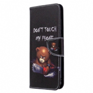 Capa Flip Para Samsung Galaxy M11 Urso Perigoso