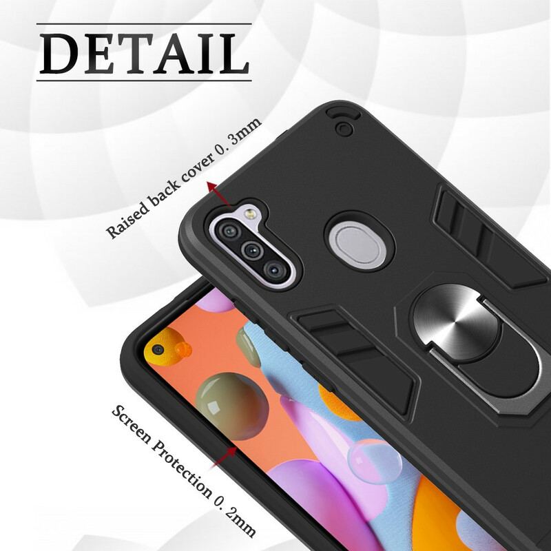 Capa Para Samsung Galaxy M11 Destacável Com Anel De Suporte