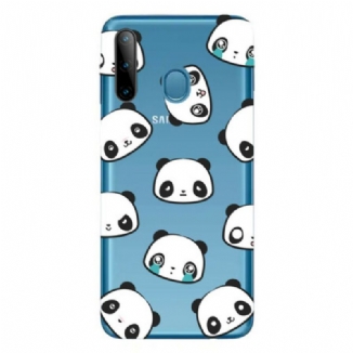 Capa Para Samsung Galaxy M11 Pandas Sentimentais Perfeitos