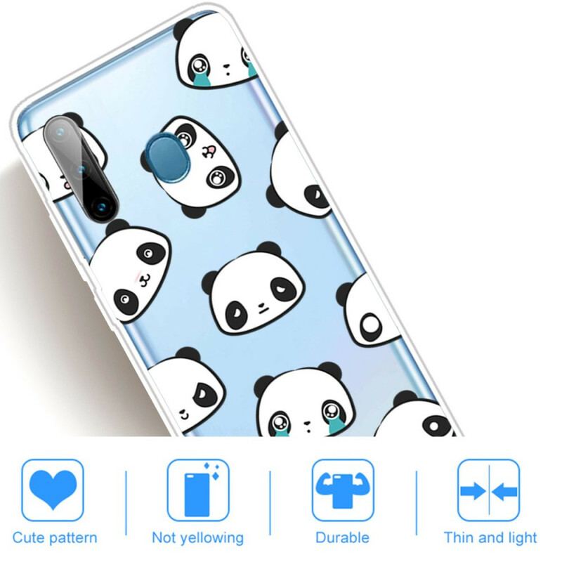 Capa Para Samsung Galaxy M11 Pandas Sentimentais Perfeitos