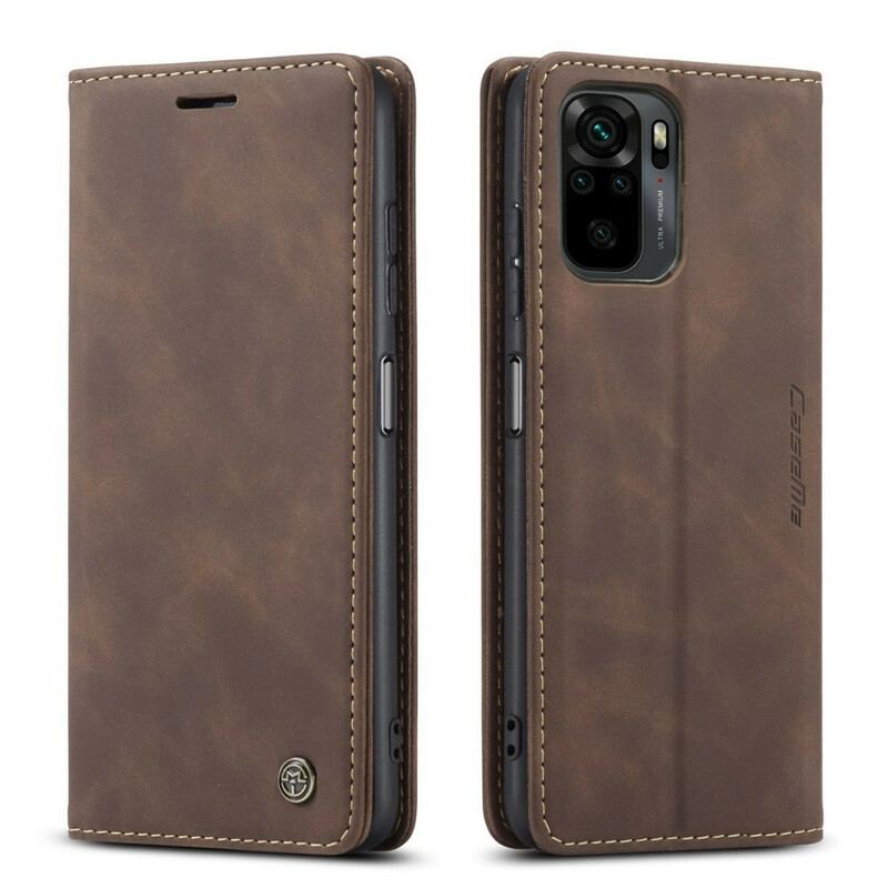 Capa De Celular Para Poco M5s Flip Caseme Efeito Couro