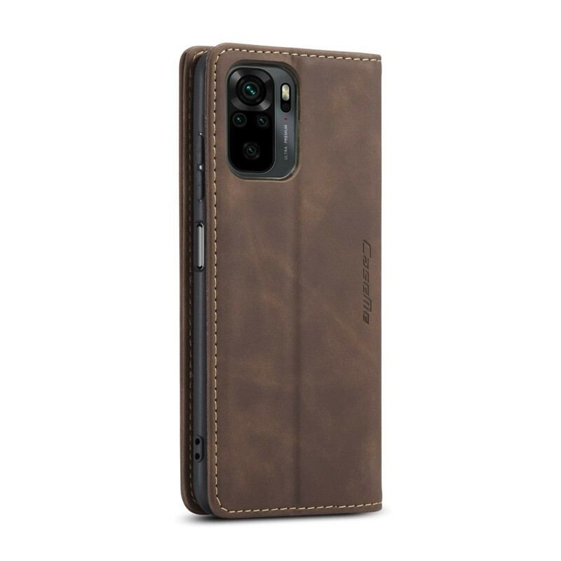 Capa De Celular Para Poco M5s Flip Caseme Efeito Couro