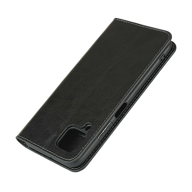 Capa De Celular Para Huawei P40 Lite Flip Couro Legitimo