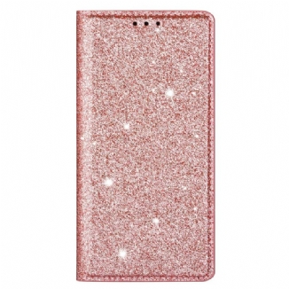 Capa De Celular Para Huawei P40 Lite Flip Estilo De Lantejoulas