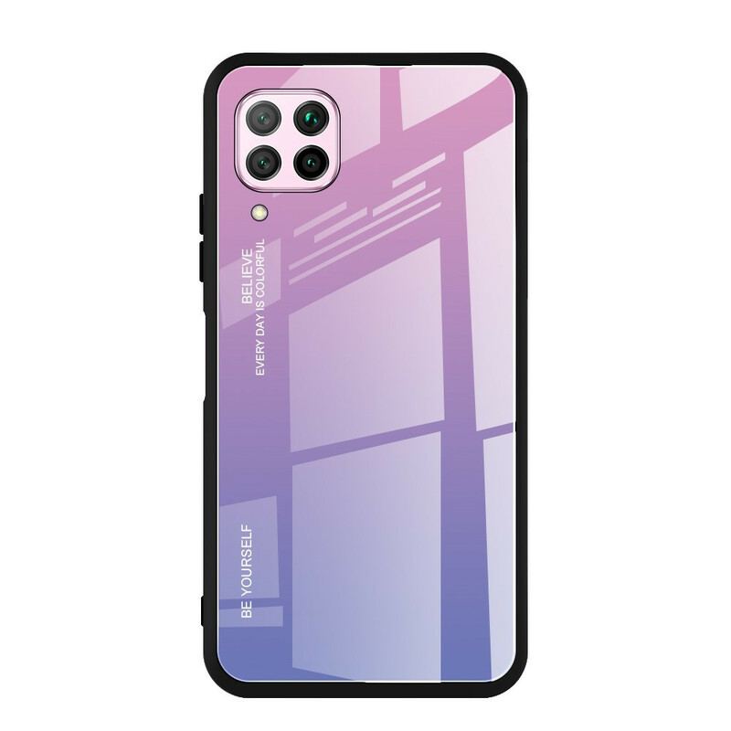 Capa De Celular Para Huawei P40 Lite Vidro Temperado Seja Você Mesmo