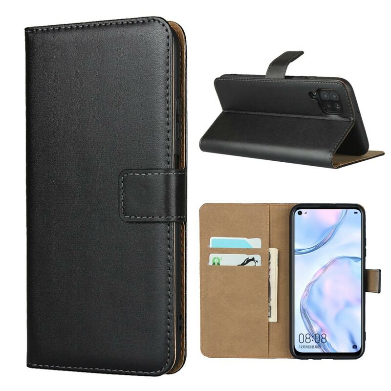 Capa De Couro Para Huawei P40 Lite O Couro