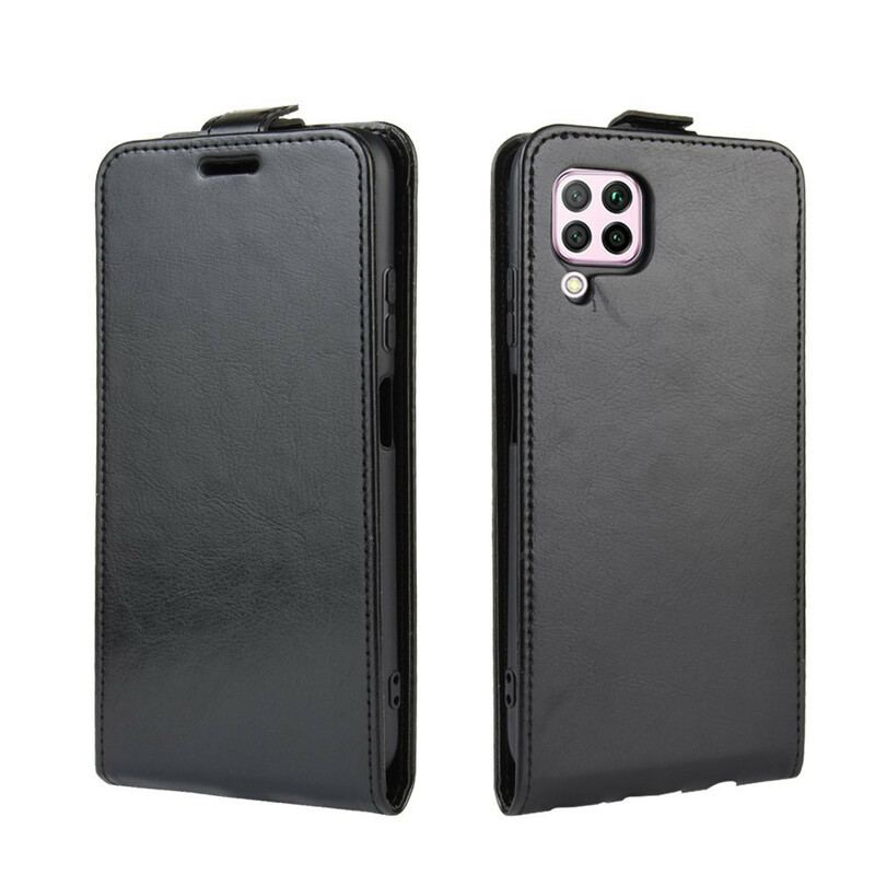 Capa Flip Para Huawei P40 Lite De Couro Dobrável