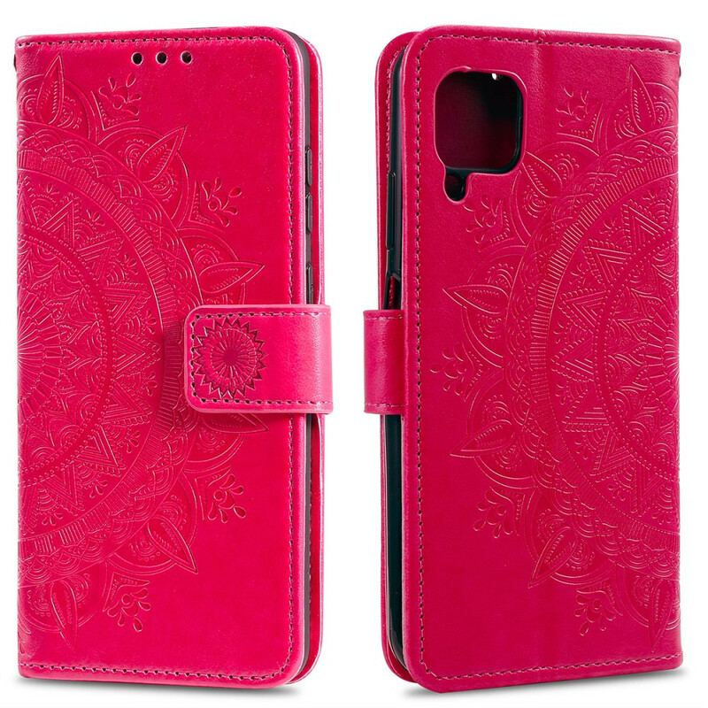 Capa Flip Para Huawei P40 Lite Mandala Do Sol