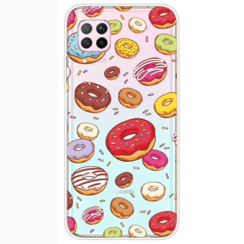 Capa Para Huawei P40 Lite Amo Rosquinhas