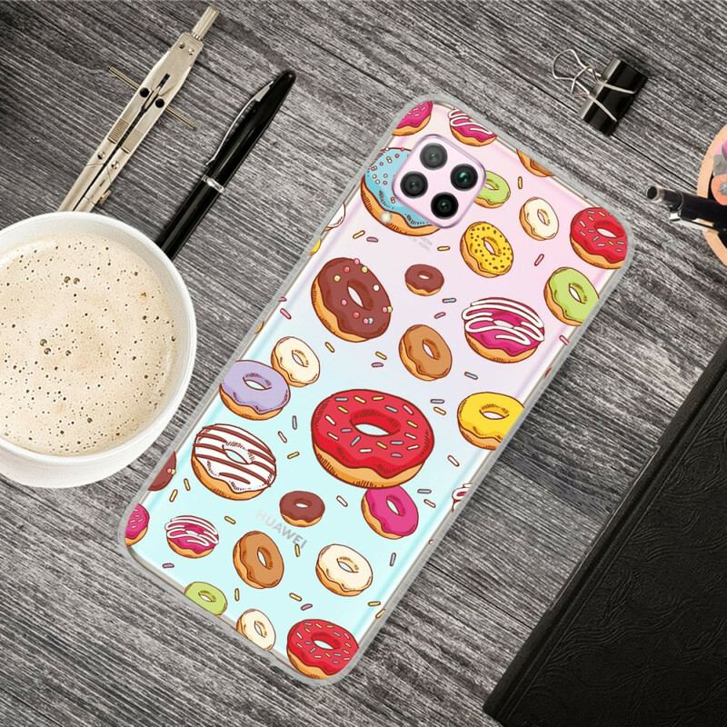 Capa Para Huawei P40 Lite Amo Rosquinhas