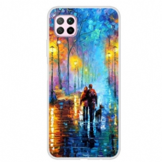 Capa Para Huawei P40 Lite Caminhada Em Família