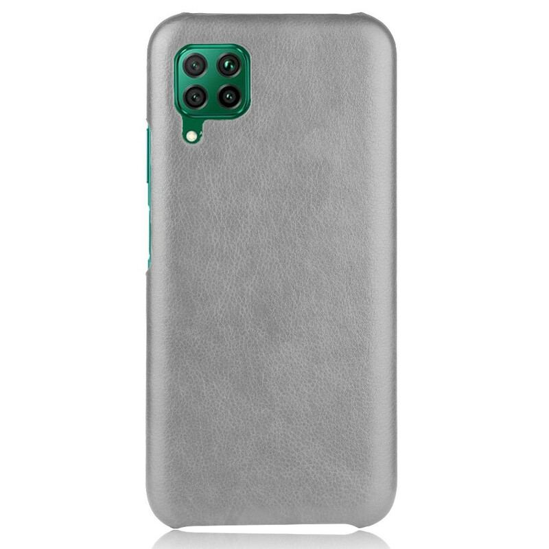 Capa Para Huawei P40 Lite Efeito Couro De Desempenho Lichia