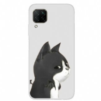 Capa Para Huawei P40 Lite Gato Do Diabo