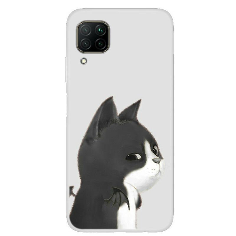 Capa Para Huawei P40 Lite Gato Do Diabo