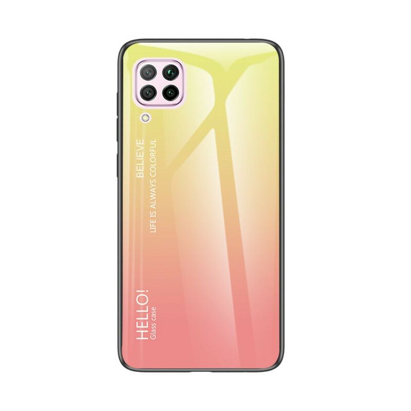 Capa Para Huawei P40 Lite Olá Vidro Temperado