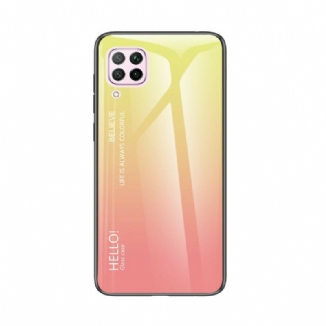 Capa Para Huawei P40 Lite Olá Vidro Temperado