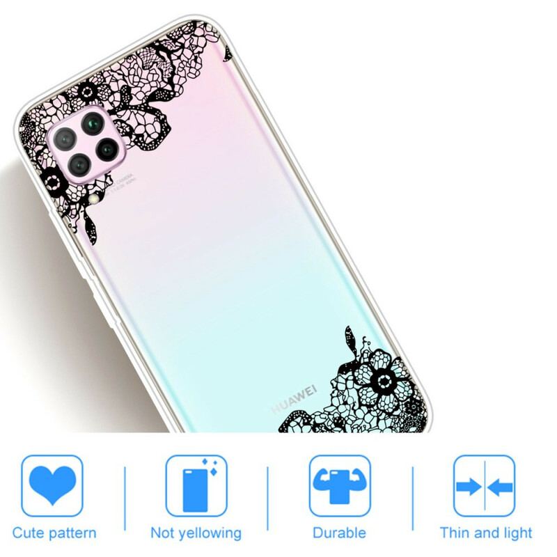 Capa Para Huawei P40 Lite Renda Fina