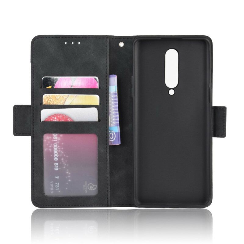 Capa De Couro Para OnePlus 8 Multi-card Premier Class