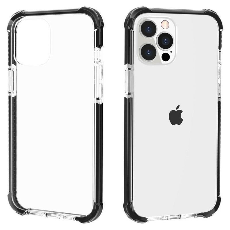 Capa De Celular Para iPhone 13 Pro Bordas De Silicone Transparente