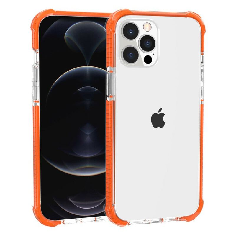 Capa De Celular Para iPhone 13 Pro Bordas De Silicone Transparente