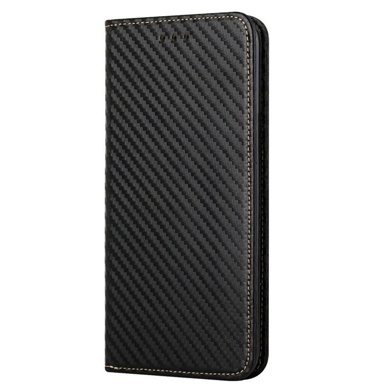 Capa De Celular Para iPhone 13 Pro De Cordão Flip Correia De Fibra De Carbono