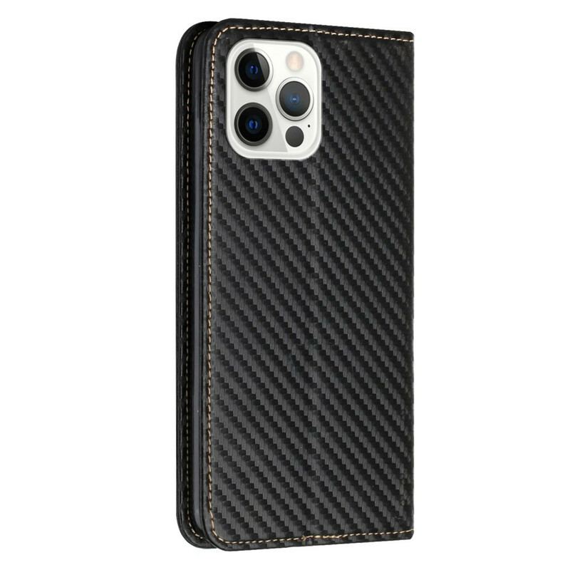 Capa De Celular Para iPhone 13 Pro De Cordão Flip Correia De Fibra De Carbono