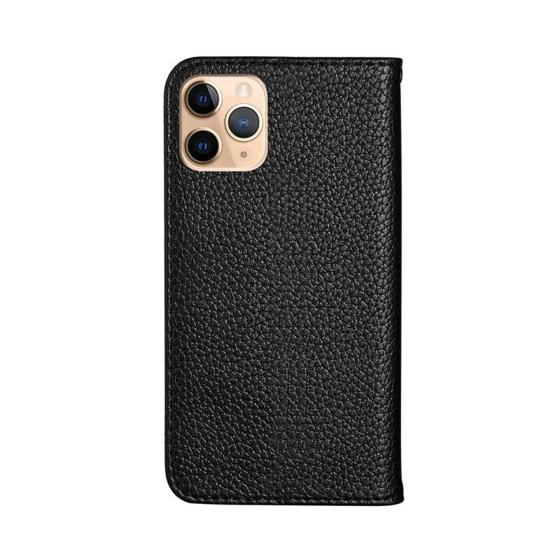 Capa De Celular Para iPhone 13 Pro Flip Couro Falso Lichia Ultra Chic