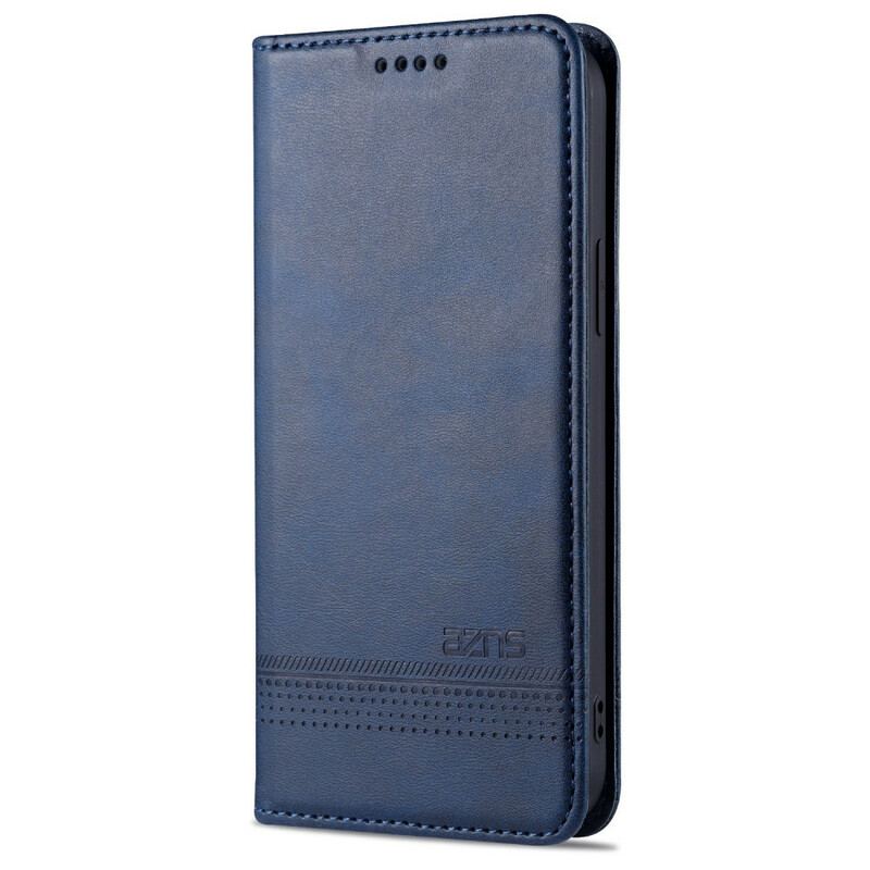 Capa De Celular Para iPhone 13 Pro Flip Estilo De Couro Azns