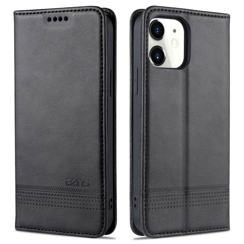 Capa De Celular Para iPhone 13 Pro Flip Estilo De Couro Azns