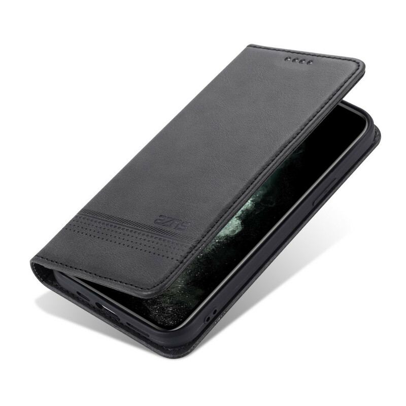 Capa De Celular Para iPhone 13 Pro Flip Estilo De Couro Azns