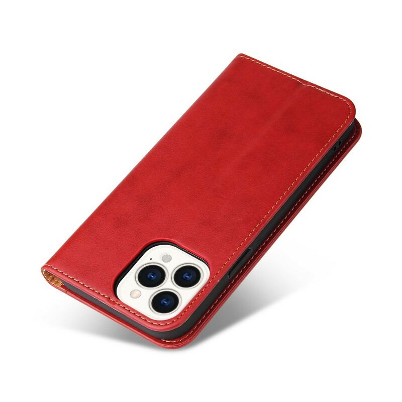 Capa De Celular Para iPhone 13 Pro Flip Imitação De Couro Sobriedade