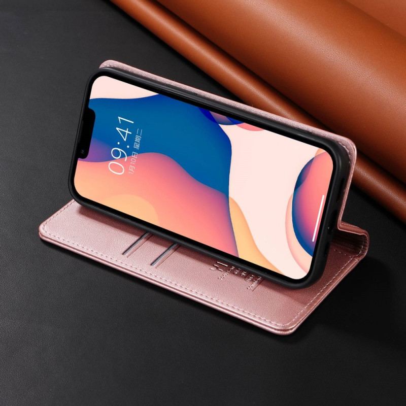 Capa De Celular Para iPhone 13 Pro Flip Rebite Estilo Couro Yikatu