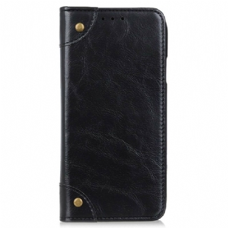 Capa De Celular Para iPhone 13 Pro Flip Rebites Antigos