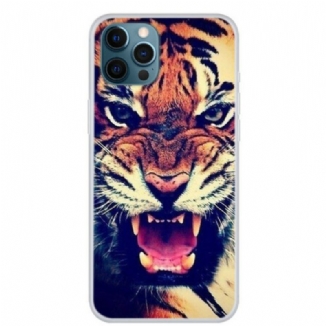 Capa De Celular Para iPhone 13 Pro Tigre Frontal