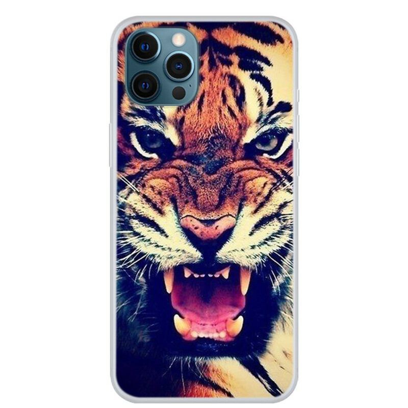 Capa De Celular Para iPhone 13 Pro Tigre Frontal