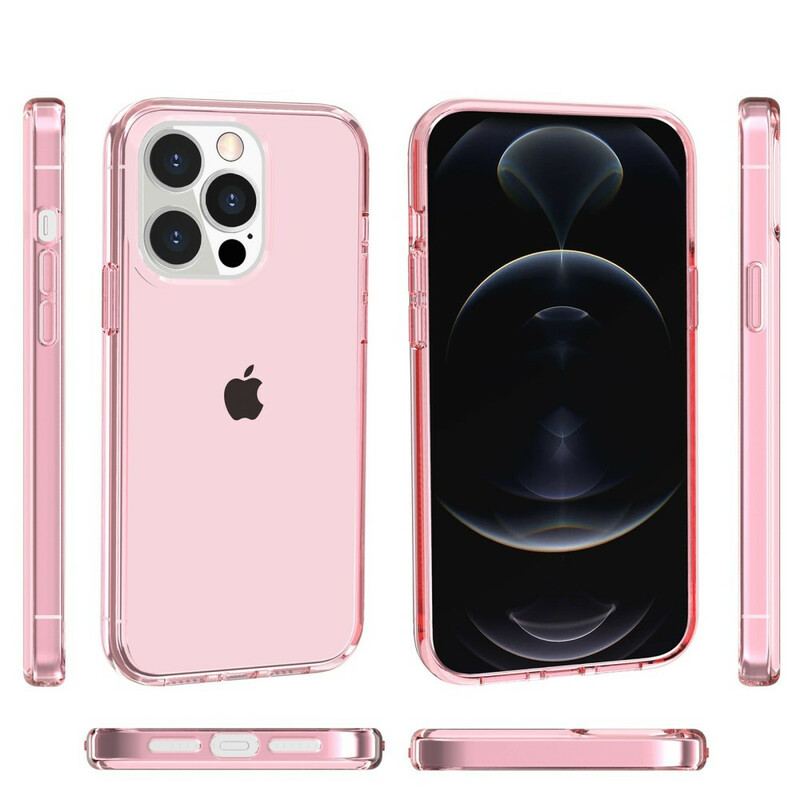 Capa De Celular Para iPhone 13 Pro Transparente Matizado