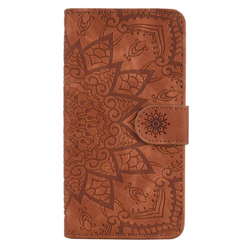 Capa Flip Para iPhone 13 Pro Barroco-mandala