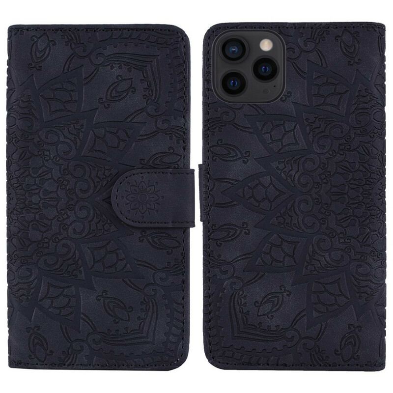 Capa Flip Para iPhone 13 Pro Barroco-mandala