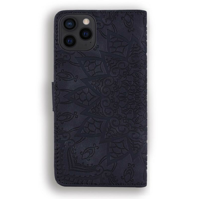 Capa Flip Para iPhone 13 Pro Barroco-mandala