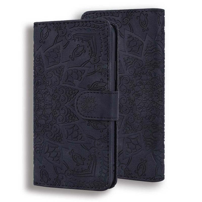 Capa Flip Para iPhone 13 Pro Barroco-mandala