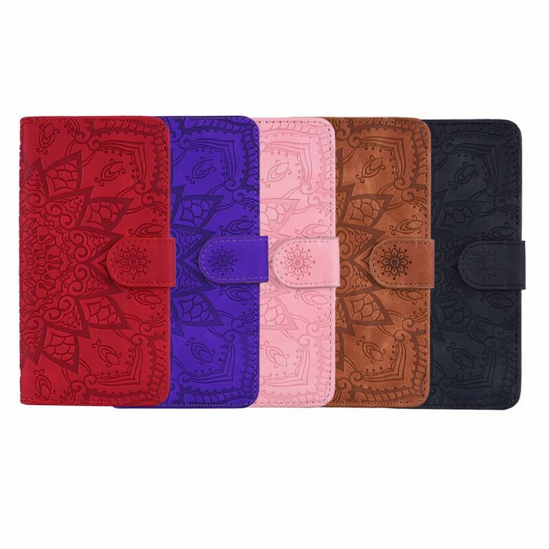 Capa Flip Para iPhone 13 Pro Barroco-mandala