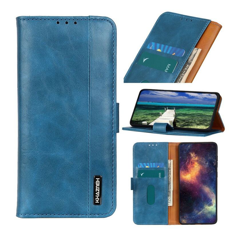 Capa Flip Para iPhone 13 Pro Khazneh Elegância Estilo Couro