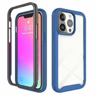 Capa Para iPhone 13 Pro Bordas De Silicone De Design Híbrido