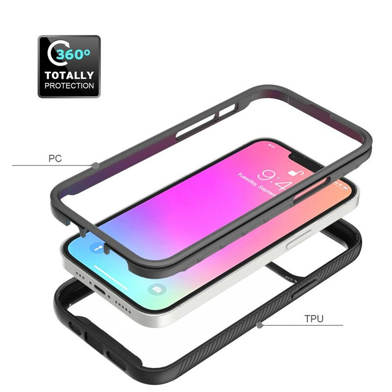 Capa Para iPhone 13 Pro Bordas De Silicone De Design Híbrido